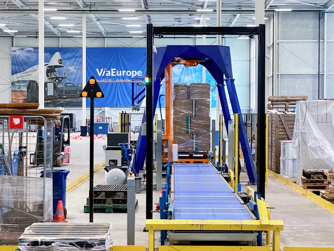 Automated warehouse infrastructure.
